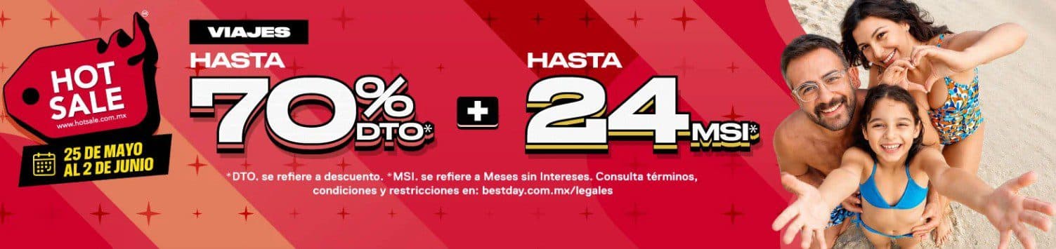 Hot Sale 2026 BestDay 25 de mayo al 2 de junio: hasta 70% de descuento y más