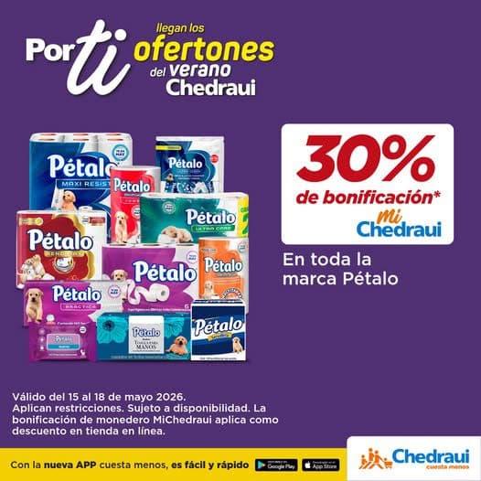 Ofertas de Fin de Semana Chedraui del 15 al 18 de mayo: 3×2, 4×3 y más