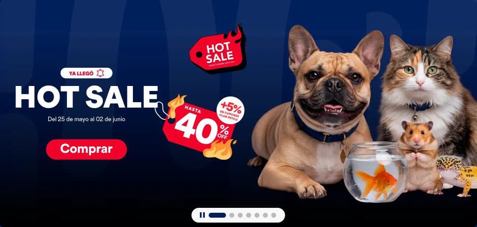 Hot Sale 2026 Petco hasta el 2 de junio: hasta 40% de descuento y cupones