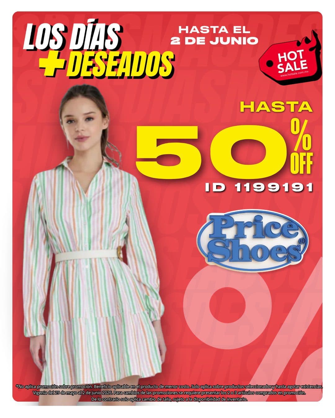 Hot Sale Price Shoes 2026: hasta 50% de descuento del 25 de mayo al 2 de junio