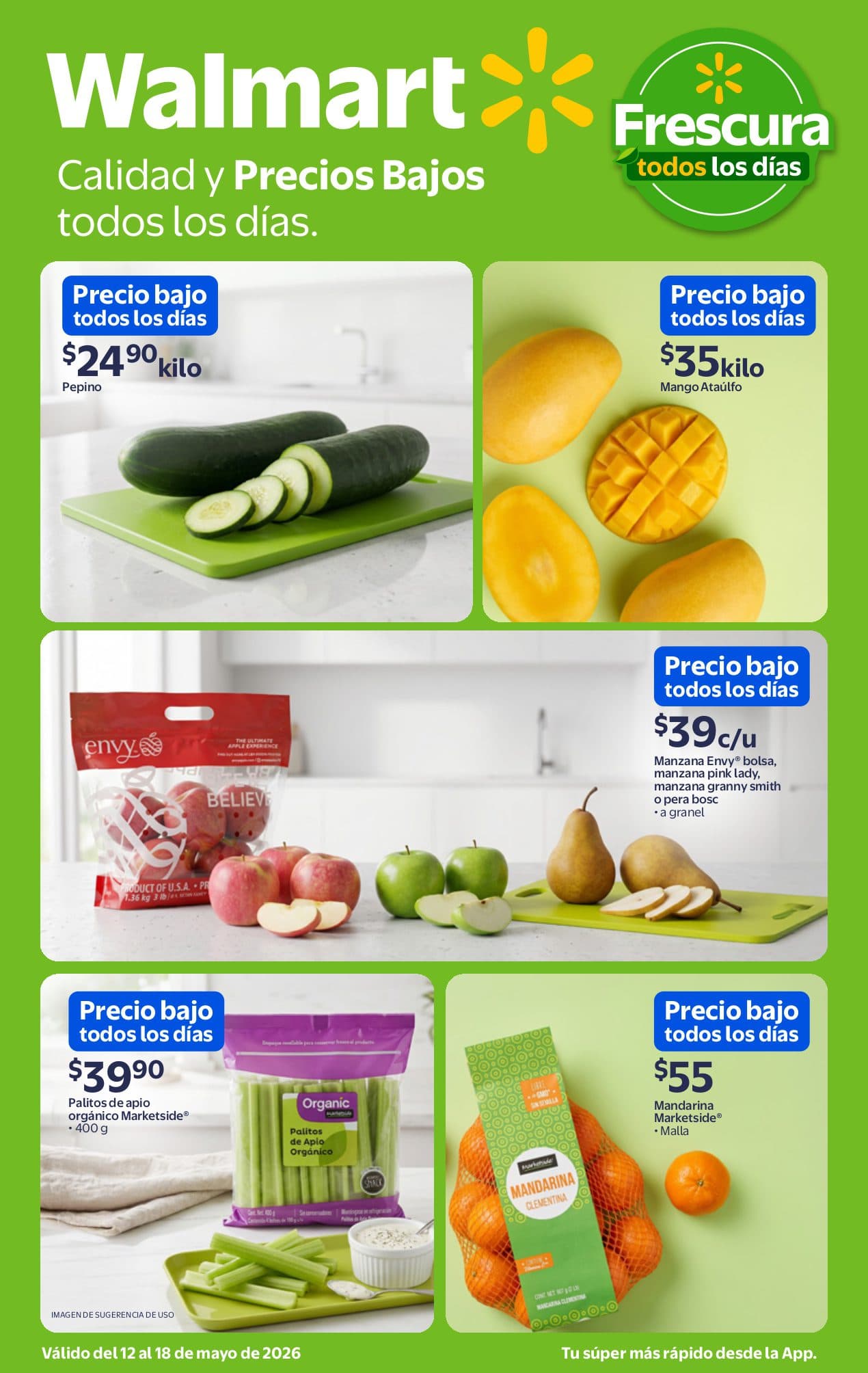 Martes de Frescura Walmart 12 de mayo: frutas y verduras a buen precio