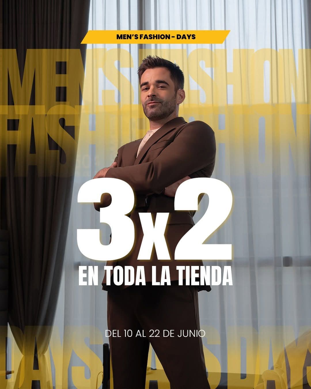 Fashion Days Men’s Fashion 10 al 22 de junio: 3×2 en toda la tienda