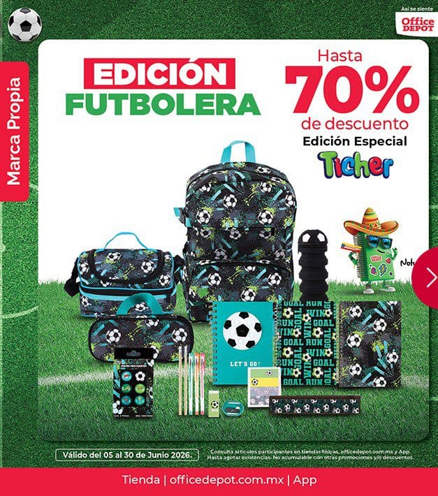 Ofertas de tecnología Office Depot junio 2026: hasta 70% de descuento
