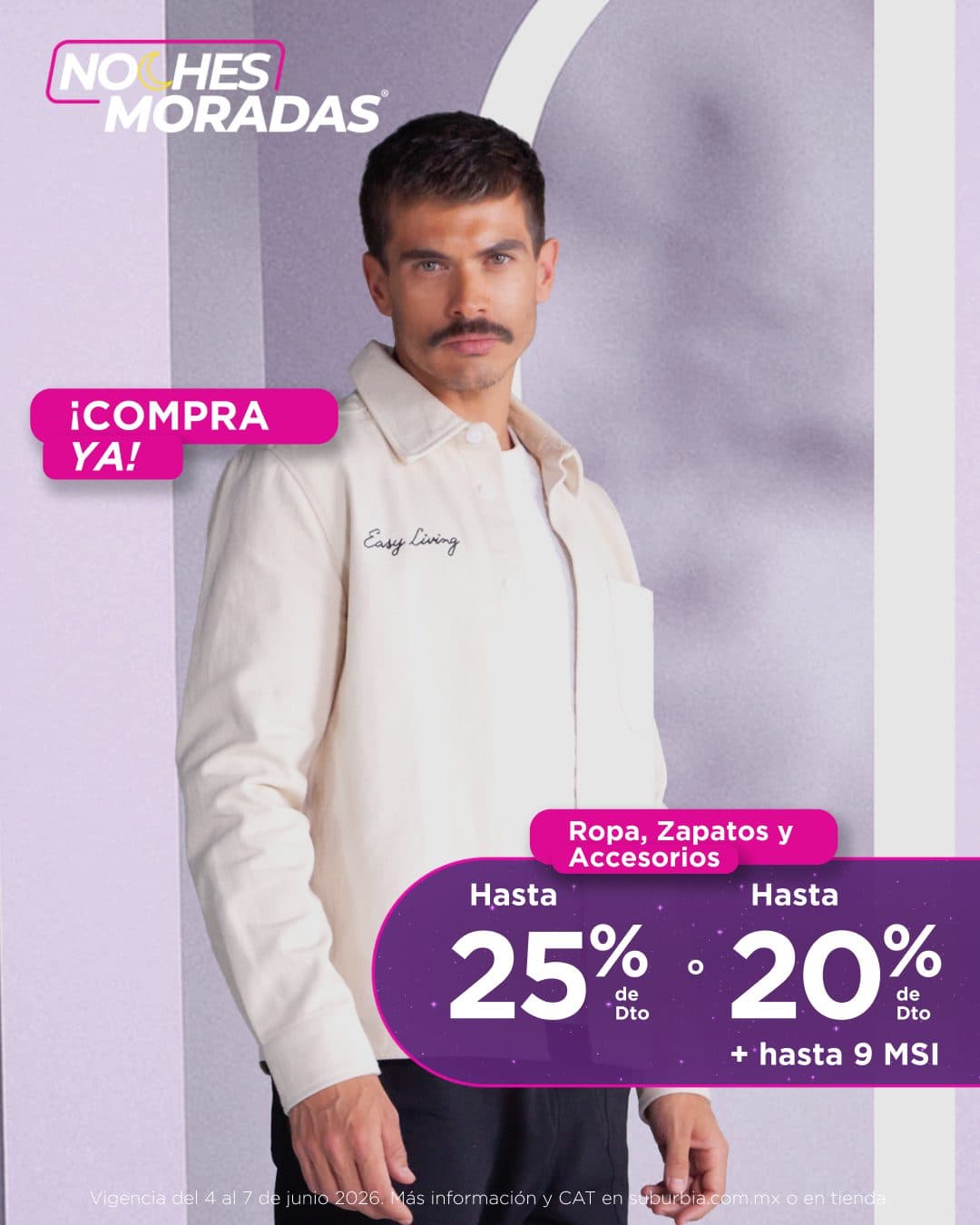 Noches Moradas Suburbia del 4 al 7 de junio: hasta 55% de descuento en tecnología y más