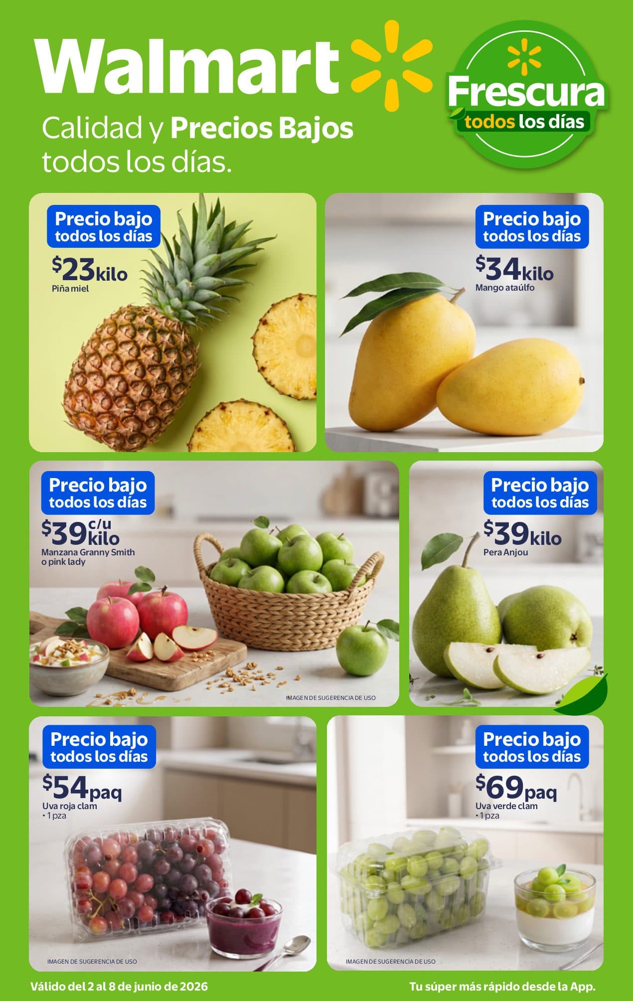 Martes de Frescura Walmart 2 de junio: frutas y verduras a buen precio
