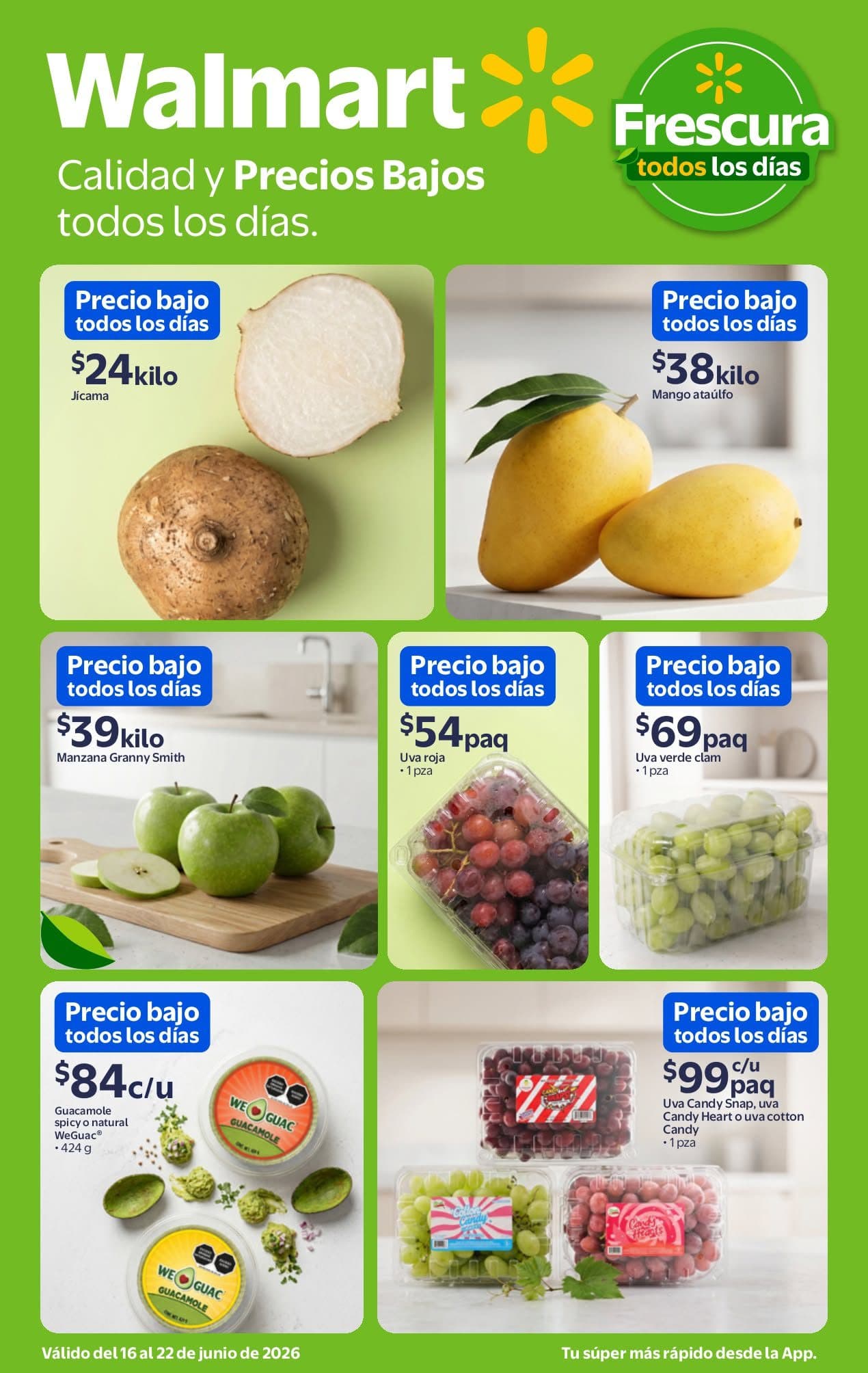 Martes de Frescura Walmart 16 de junio: frutas y verduras a buen precio