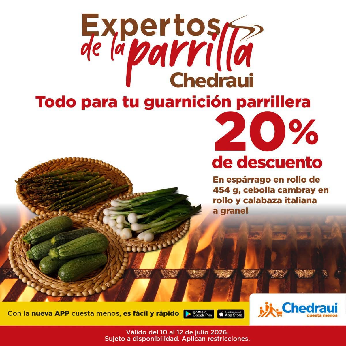 Ofertas Chedraui del 10 al 13 de julio: 3×2, 4×3 y hasta 30% de bonificación