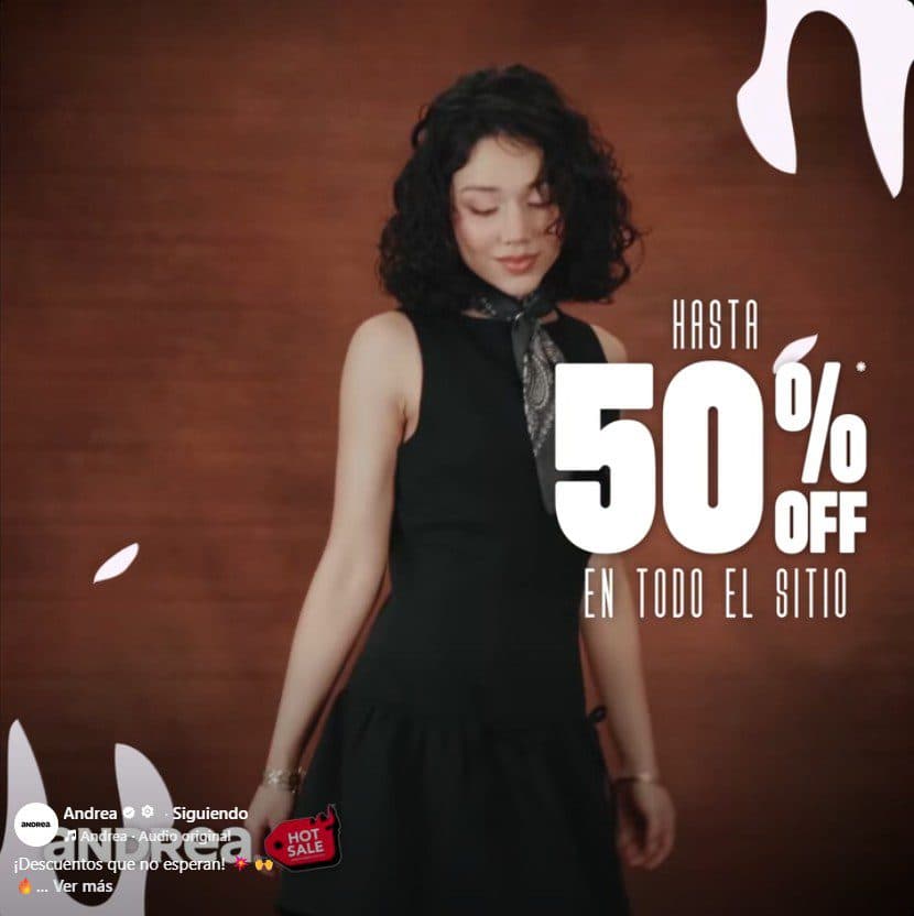 Hot Sale 2026 Andrea: hasta 50% de descuento en toda la tienda