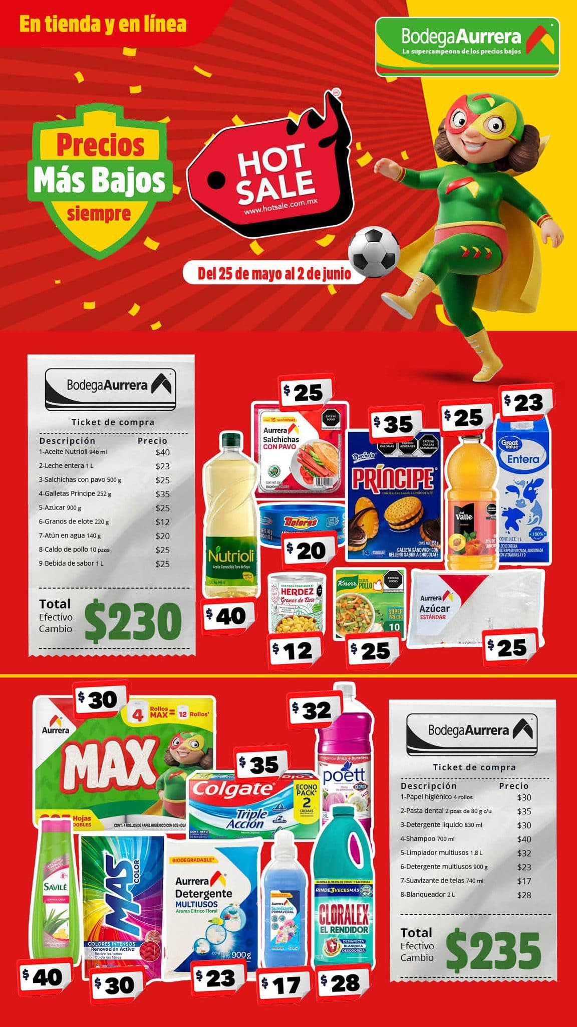 Hot Sale Bodega Aurrera 25 de mayo al 2 de junio: ofertas en abarrotes