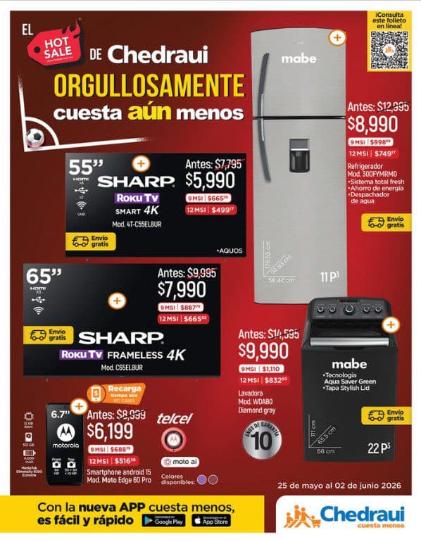 Hot Sale Chedraui 25 de mayo al 2 de junio 2026: hasta 40% de descuento