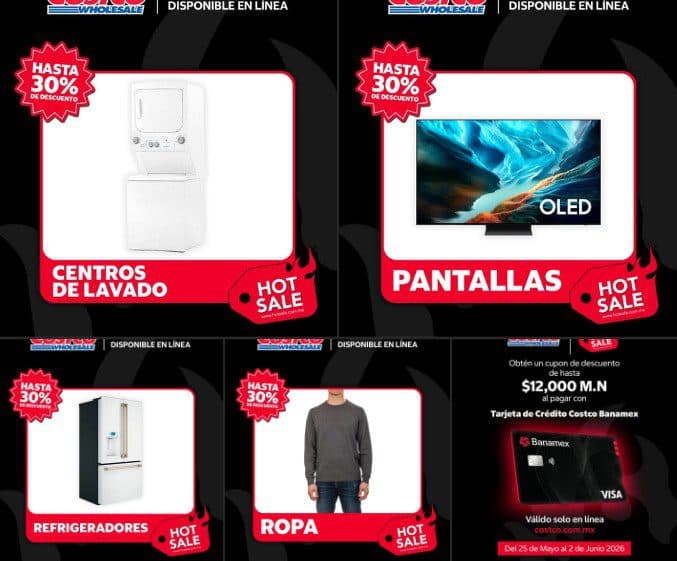 Hot Sale Costco 25 de mayo al 2 de junio: hasta 30% de descuento en artículos de hogar