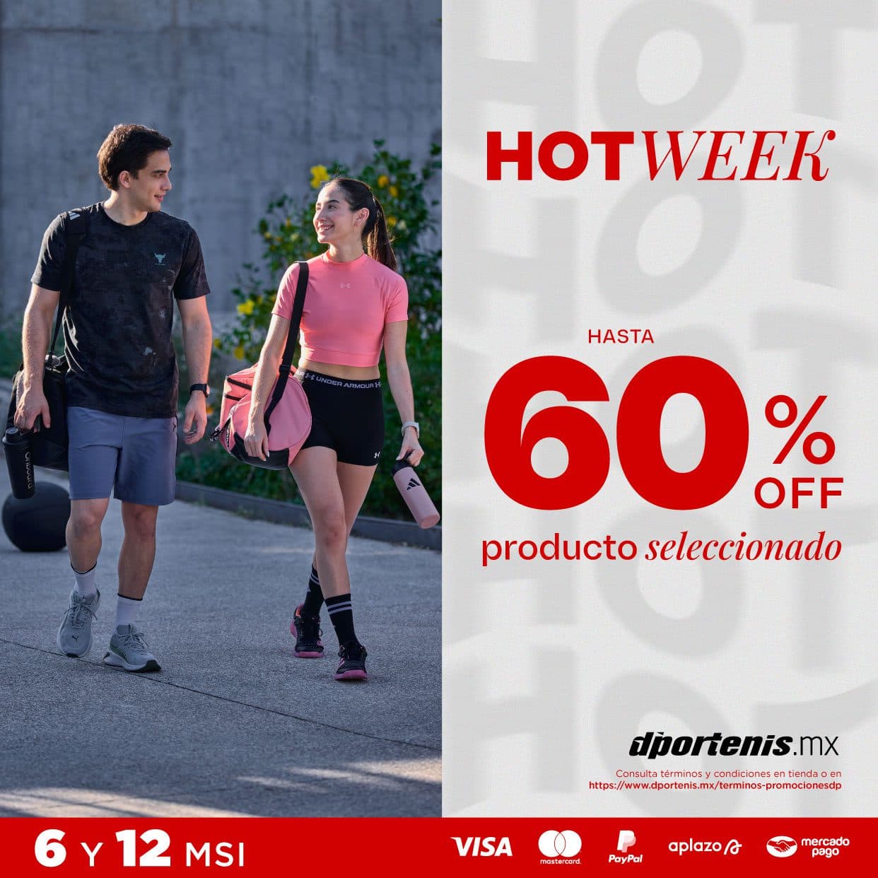 Hot Week Dportenis 18 al 24 de mayo: hasta 60% de descuento y 12 msi