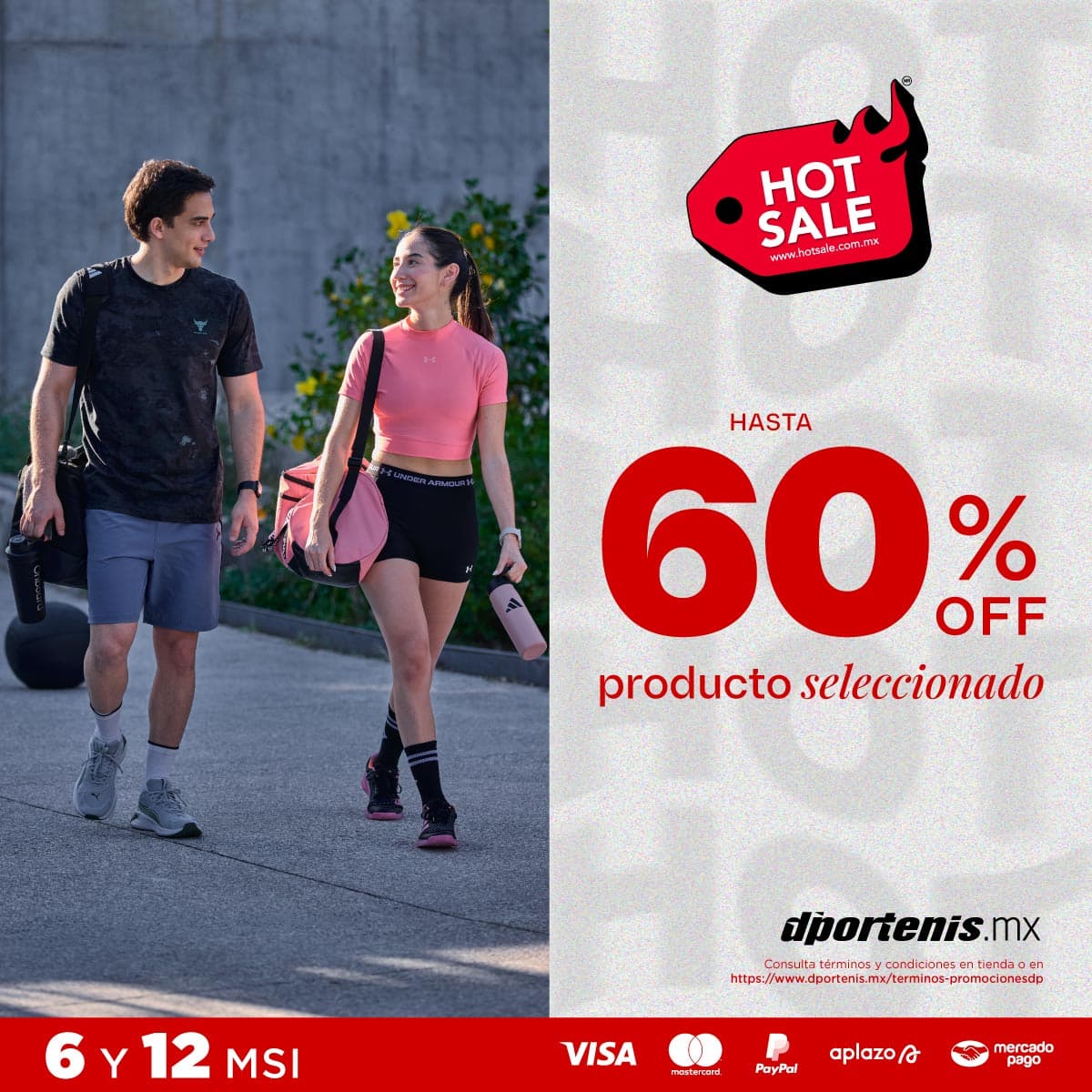 Hot Sale Dportenis 2026: hasta 60% de descuento en tenis, ropa y accesorios
