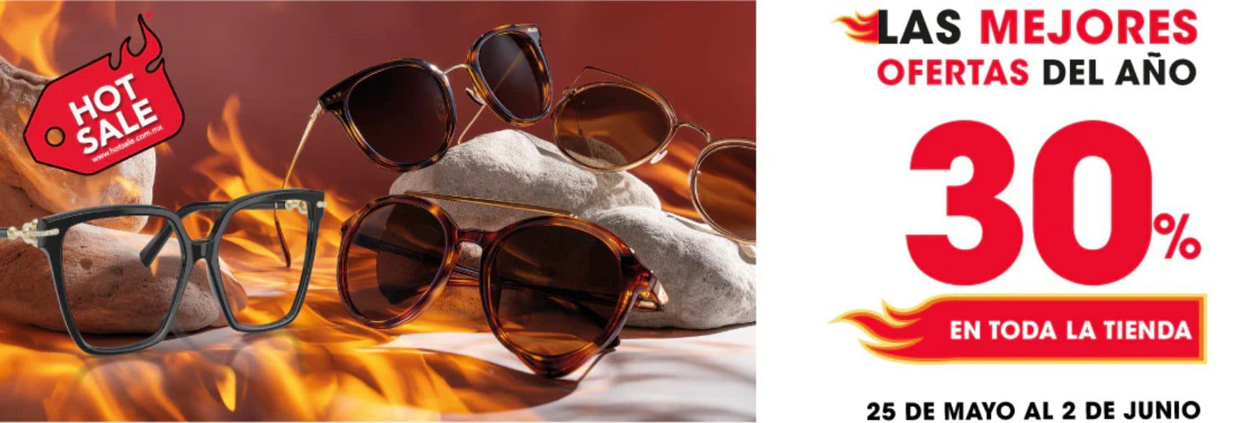 Hot Sale 2026 Ópticas Lux: 30% de descuento en toda la tienda del 25 de mayo al 2 de junio