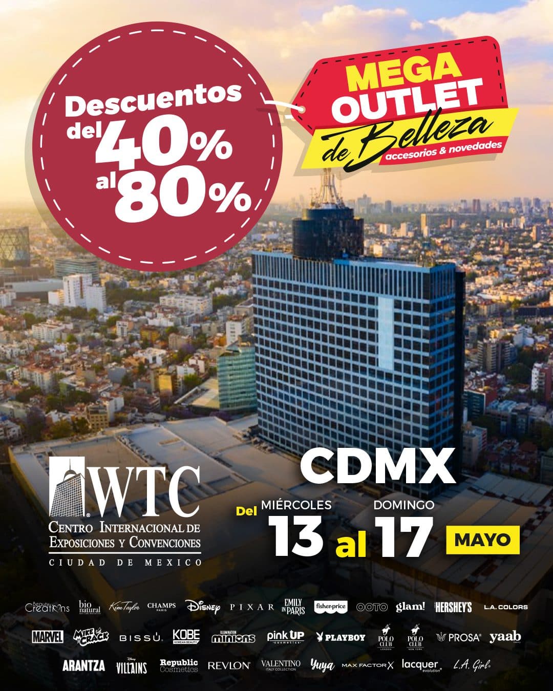 Mega Outlet de Belleza 2026 del 13 al 17 de mayo: descuentos hasta del 80%