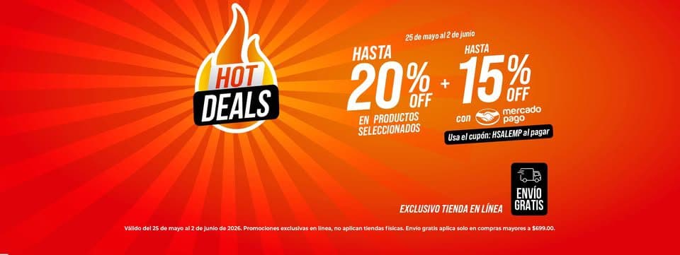 Hot Sale 2026 Modatelas: hasta 20% de descuento y 15% adicional