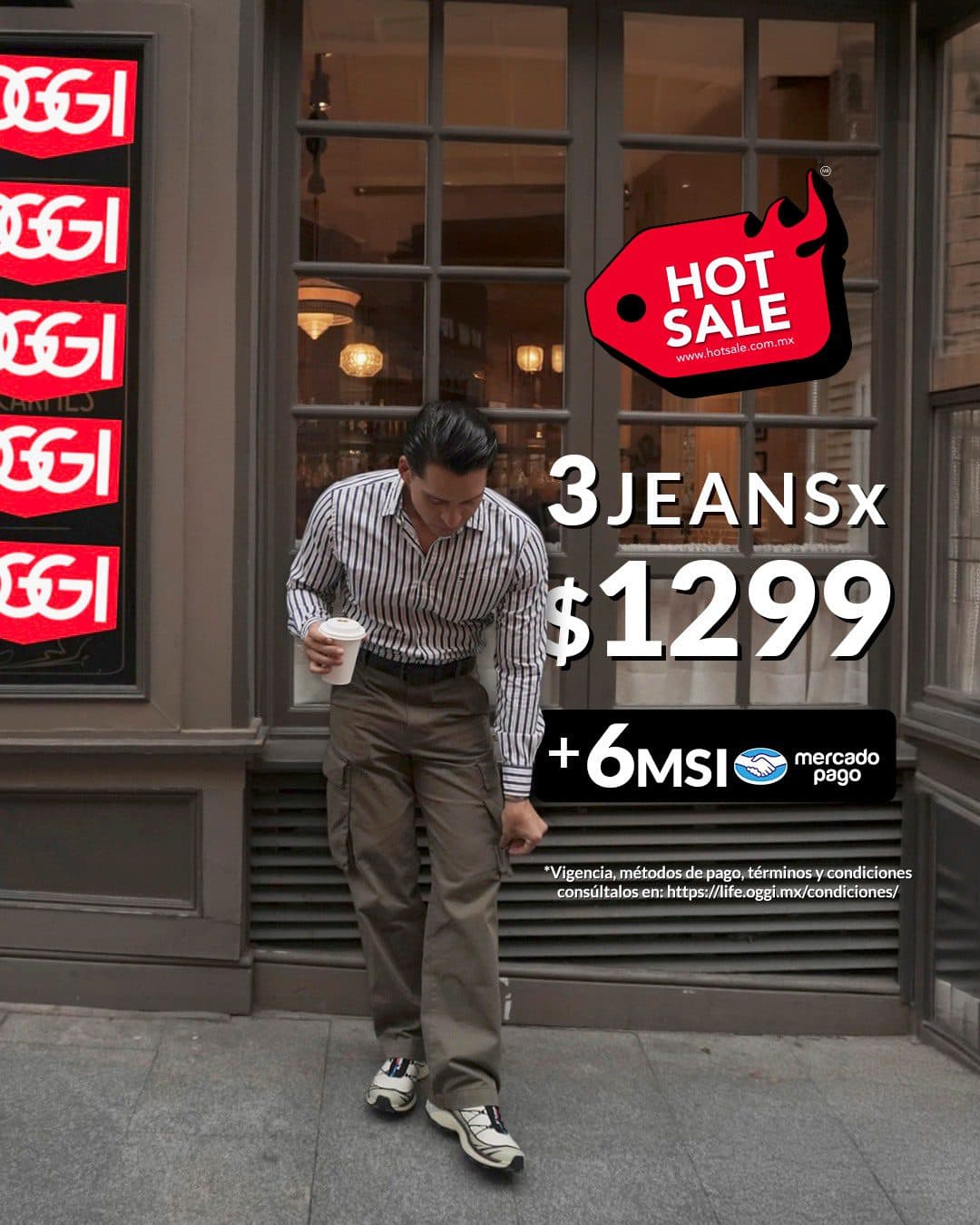 Hot Sale 2026: 3 Jeans Oggi por $1,299 + 6 MSI del 25 de mayo al 2 de junio