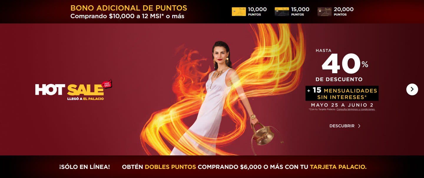 Hot Sale 2026 Palacio de Hierro del 25 de mayo al 2 de junio: hasta 40% de descuento
