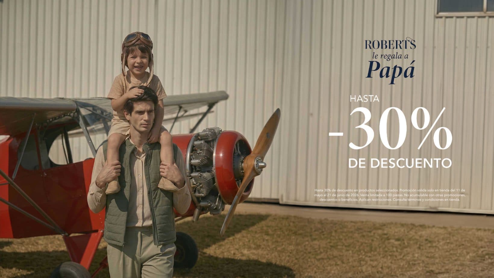 Día del Padre 2026 Roberts: hasta 30% de descuento en productos seleccionados