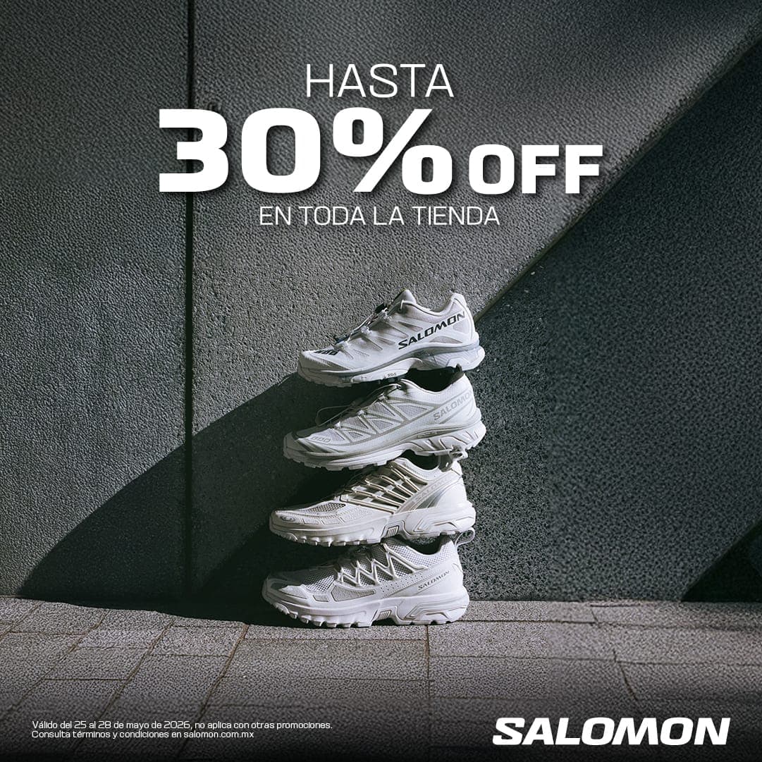 Hot Sale 2026 Salomón: hasta 30% de descuento en toda la tienda del 25 al 29 de mayo