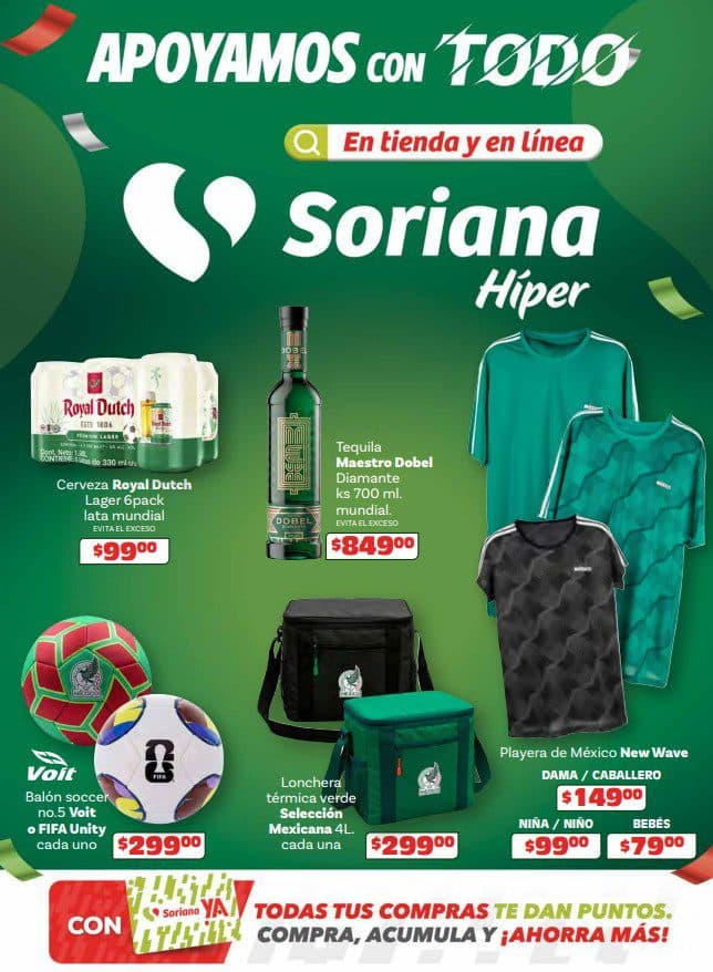 Ofertas Soriana del 14 de mayo al 25 de junio 2026