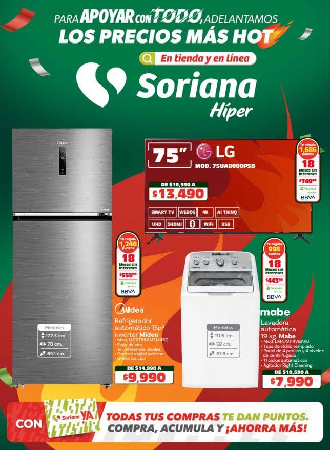 Hot Sale Soriana 14 al 24 de mayo: hasta 25% de descuento en productos seleccionados