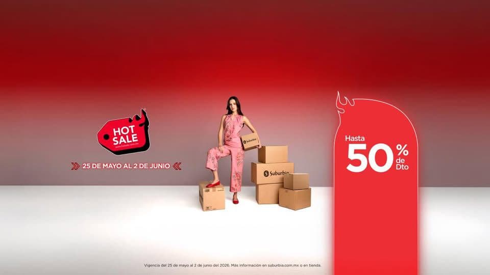 Hot Sale Suburbia 25 de mayo al 2 de junio: descuentos de hasta 50%