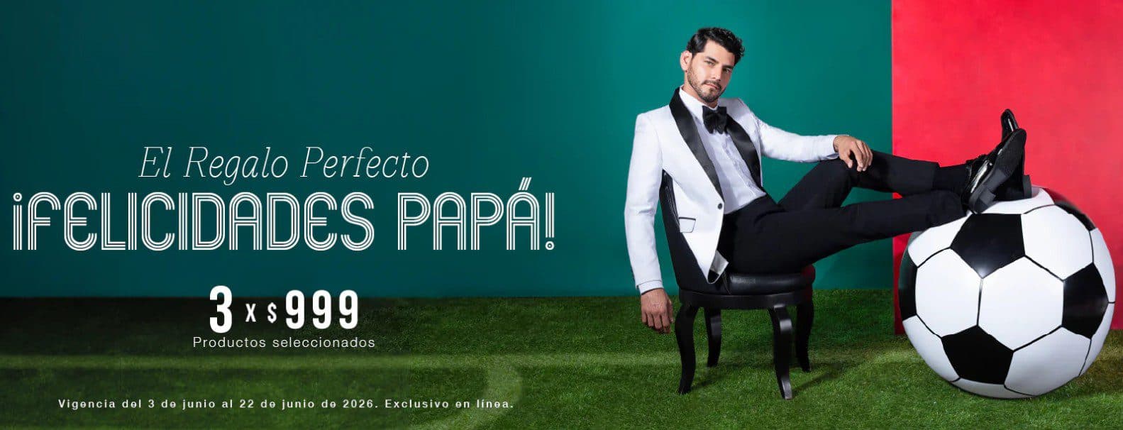 Día del Padre en Aldo Conti: 3 prendas por $999 del 3 al 22 de junio