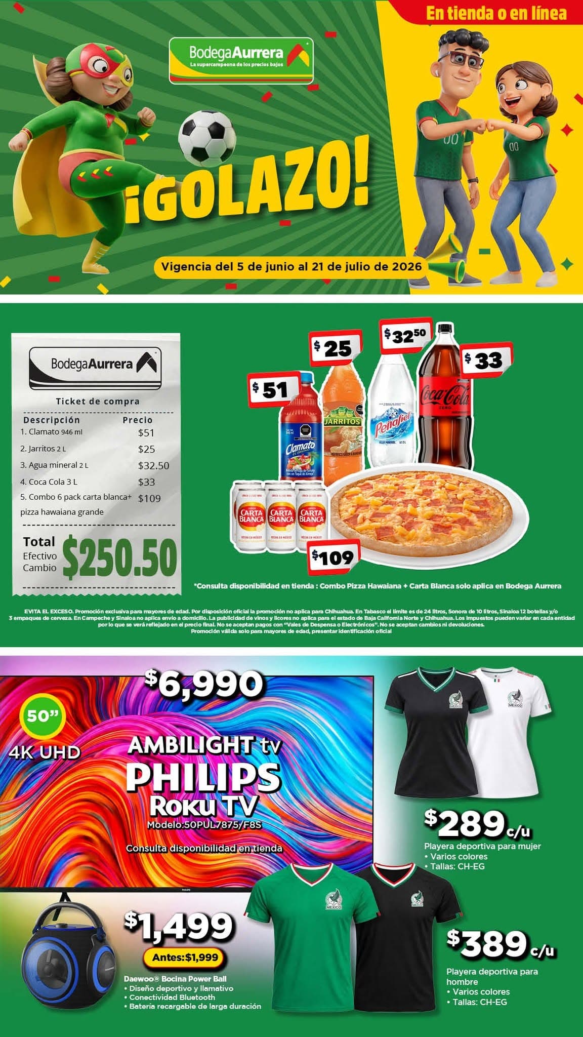 Ofertas Bodega Aurrera del 5 de junio al 21 de julio de 2026