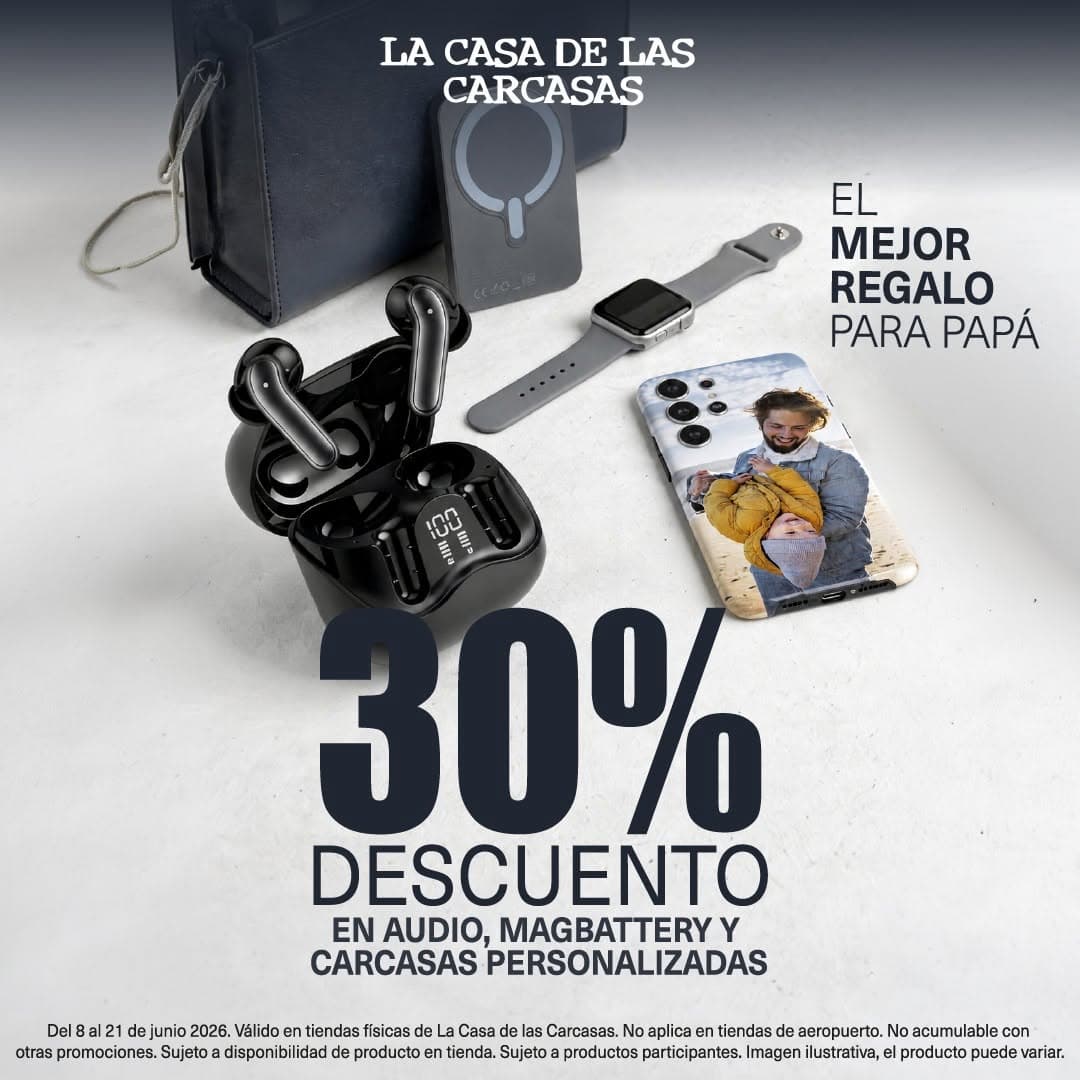 Promo Día del Padre La Casa de las Carcasas 08 al 21 de junio: 30% de descuento en audio y más