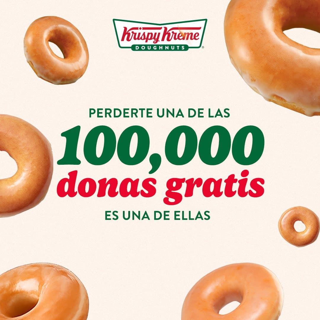 Día de la Dona Krispy Kreme 5-7 de junio: Dona Glaseada GRATIS y donas a $23