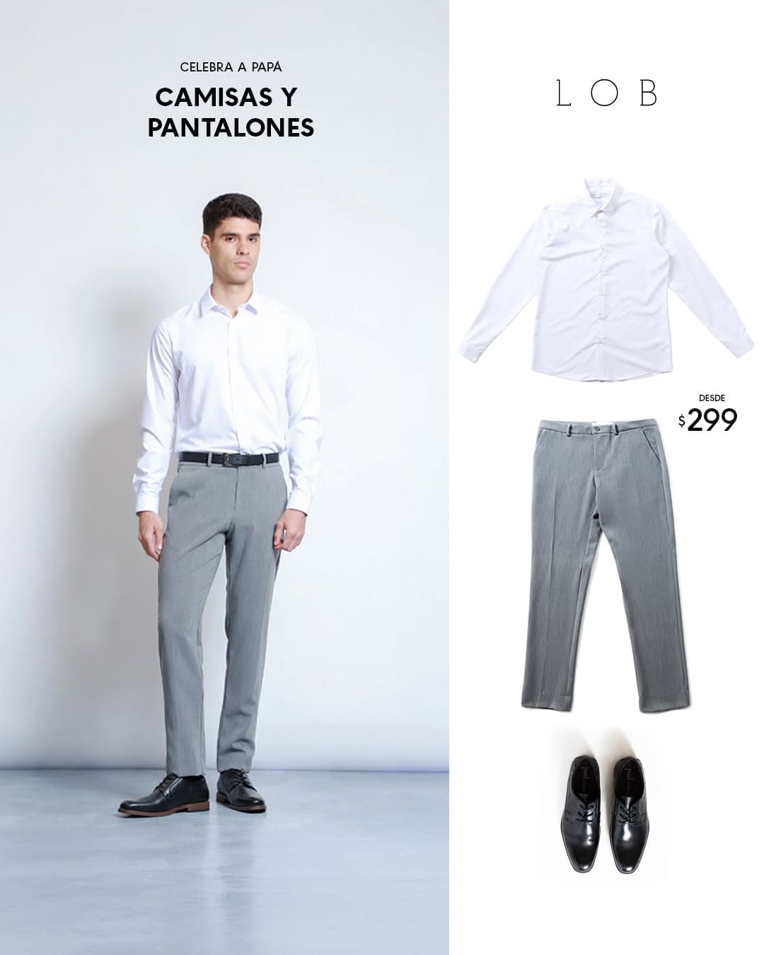 Día del Padre en LOB: pantalones y camisas desde $299
