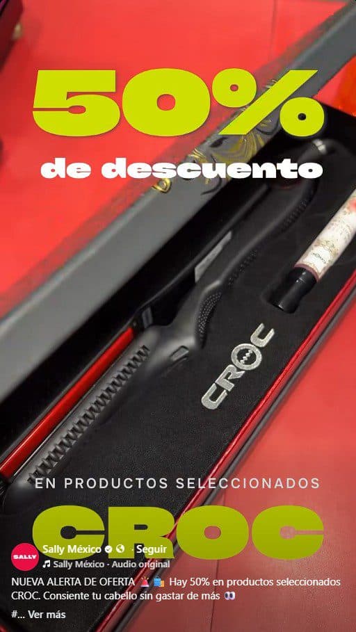 Promo Sally: Hasta 50% en productos seleccionados Croc 7 de junio