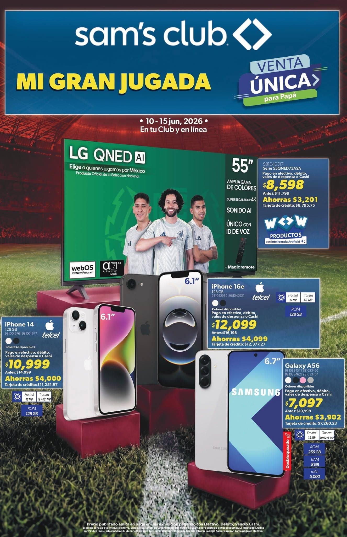 Cuponera especial Día del Padre Sam’s Club del 10 al 15 de junio 2026