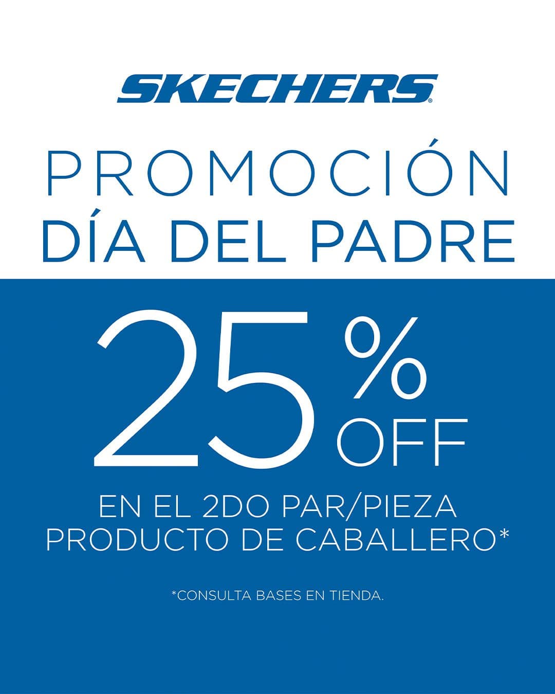Día del Padre en Skechers: 25% de descuento en el segundo par