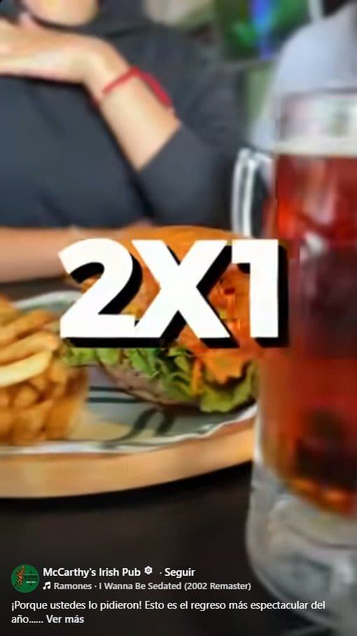 Martes de Burgers McCarthy’s: 3×2 en todas sus hamburguesas